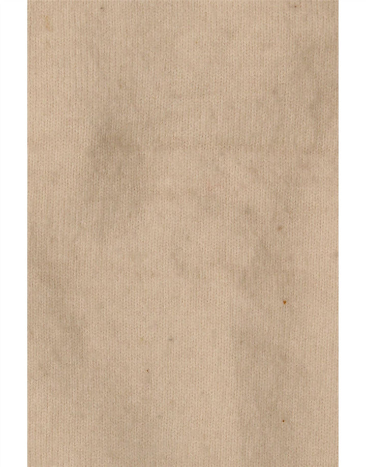 Zara Womens Crop Vest Débardeur UK 10 Petit Beige