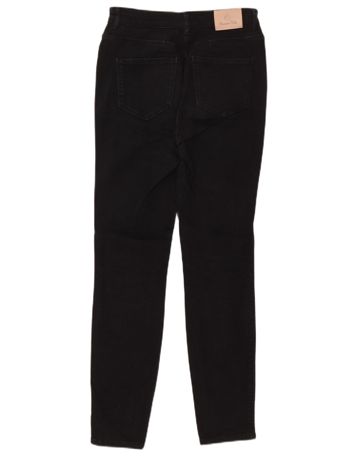 MASSIMO DUTTI Jean skinny pour femme EU 36 XS W26 L28 Noir Coton