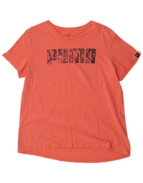 Puma T-shirt graphique pour femme UK 16 Large Rose