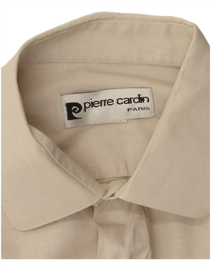 Pierre Cardin Chemise habillée pour homme Large Beige