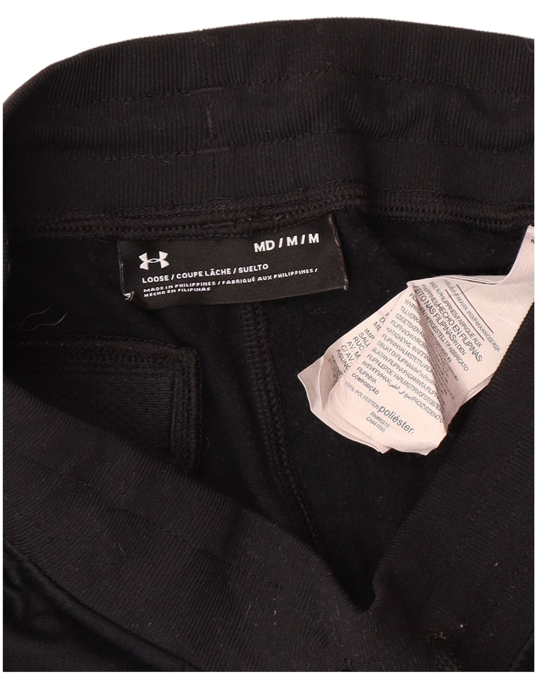 UNDER ARMOUR Pantalon de survêtement pour femme Joggers UK 12 Medium Noir