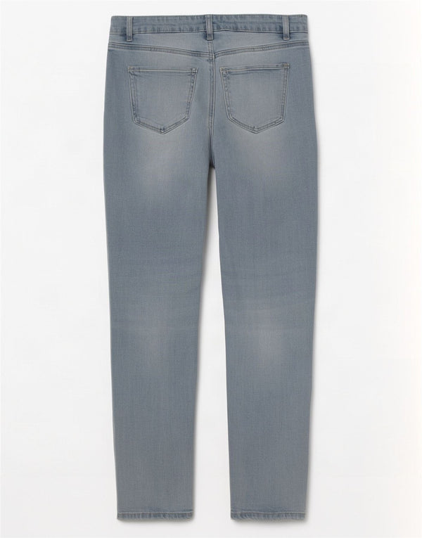 M&Co Jean Slim Femme UK 14 Large W32 L29 Bleu Coton