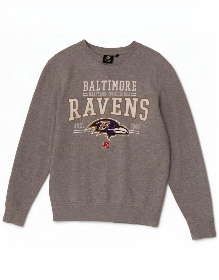 NFL Sweat-shirt graphique Baltimore Ravens pour homme Gris moyen moucheté