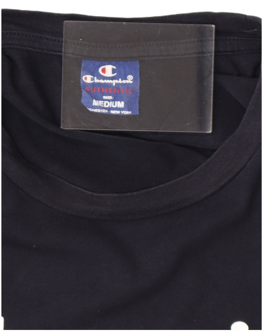 Champion T-Shirt Graphique Homme Bleu Marine Moyen