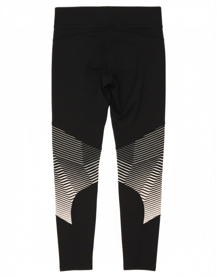 Under Armour Leggings Femme UK 42 Moyen Noir Géométrique