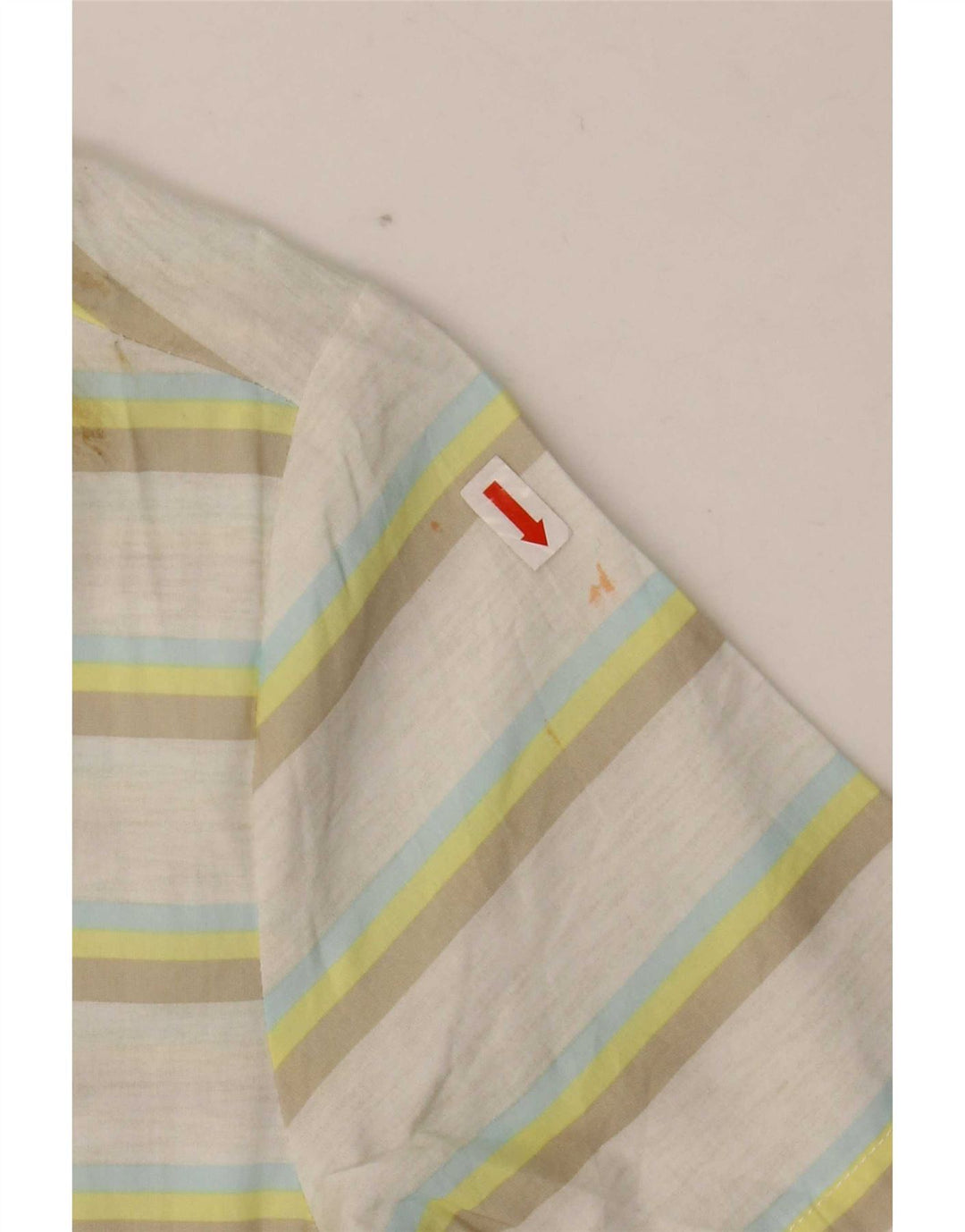 Hurley Chemise à Manches Courtes Garçon 7-8 ans Coton Rayé Multicolore