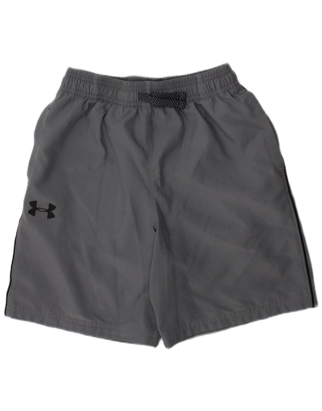 Under Armour Short de Sport Graphique Garçon 10-11 Ans Gris Moyen Sports
