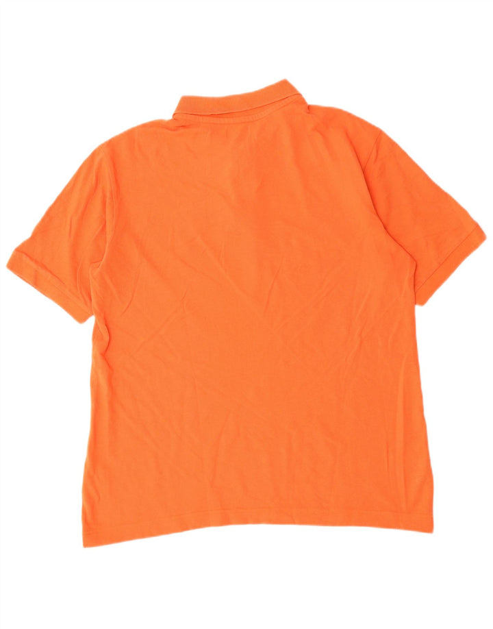 Kappa Polo Homme Orange Moyen Coton
