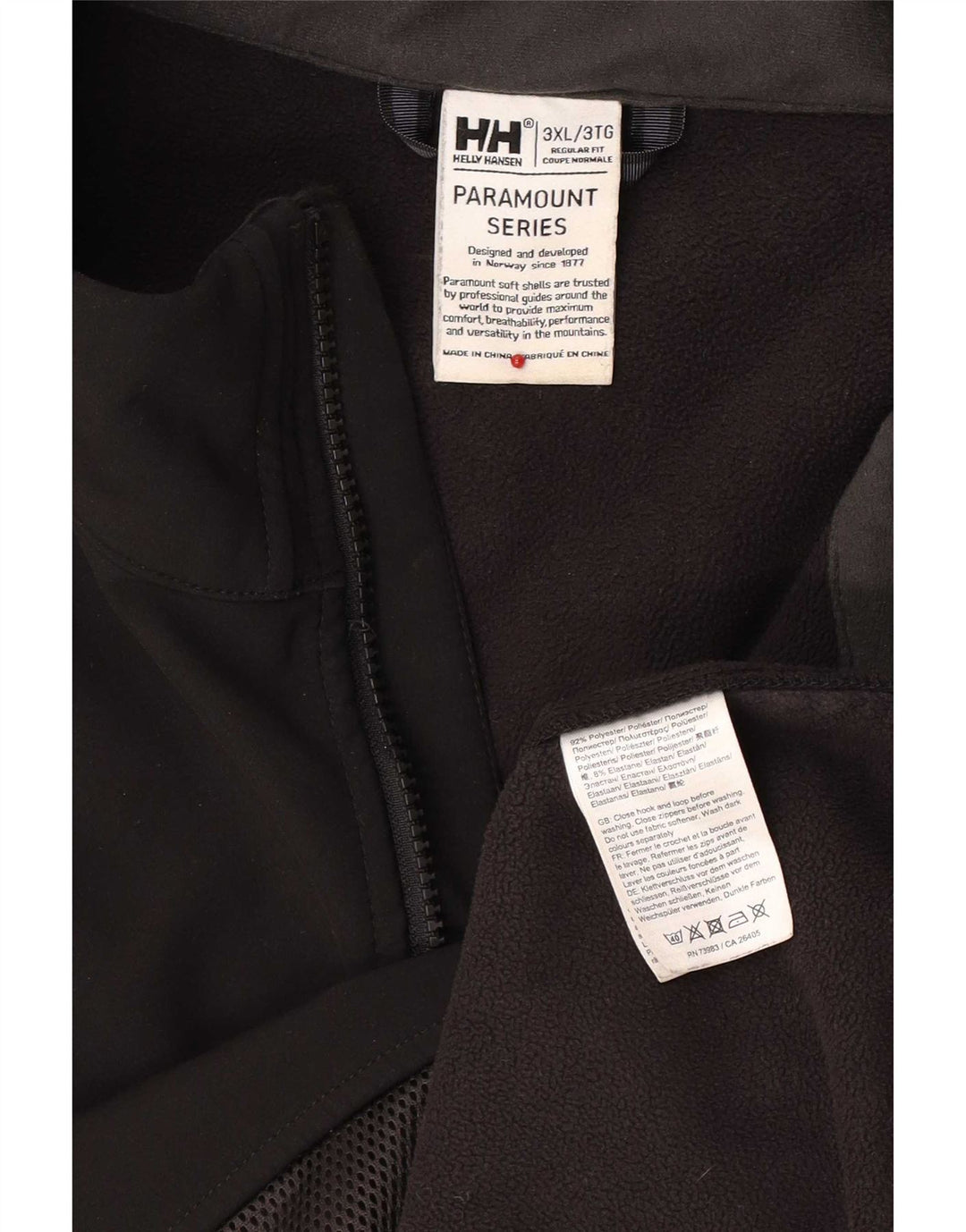 Helly Hansen Veste coupe-vent coupe régulière pour homme UK 46 3XL Noir Polyester