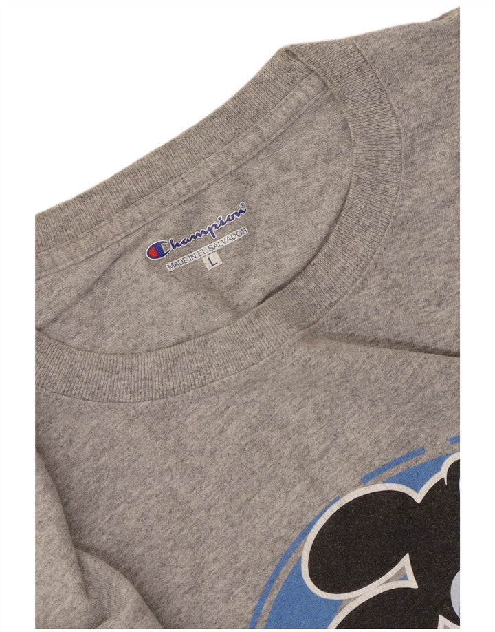 Champion Haut à manches longues Mickey Mouse pour homme Gris Taille L