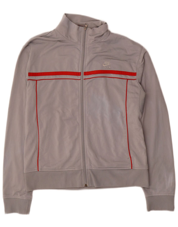 Veste de survêtement Nike Femme UK 16/18 XL Gris Colorblock Polyester