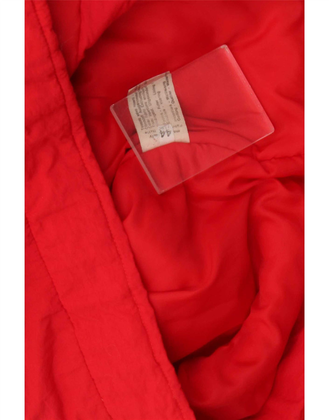 veste matelassée homme vintage UK 44 2XL Polyamide Rouge