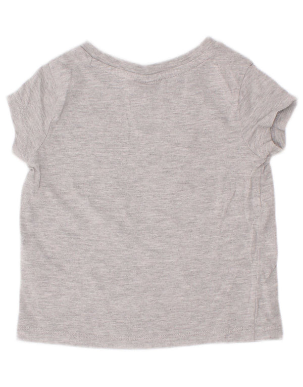 Puma T-shirt graphique à manches courtes pour bébé fille 18-24 mois Gris moucheté
