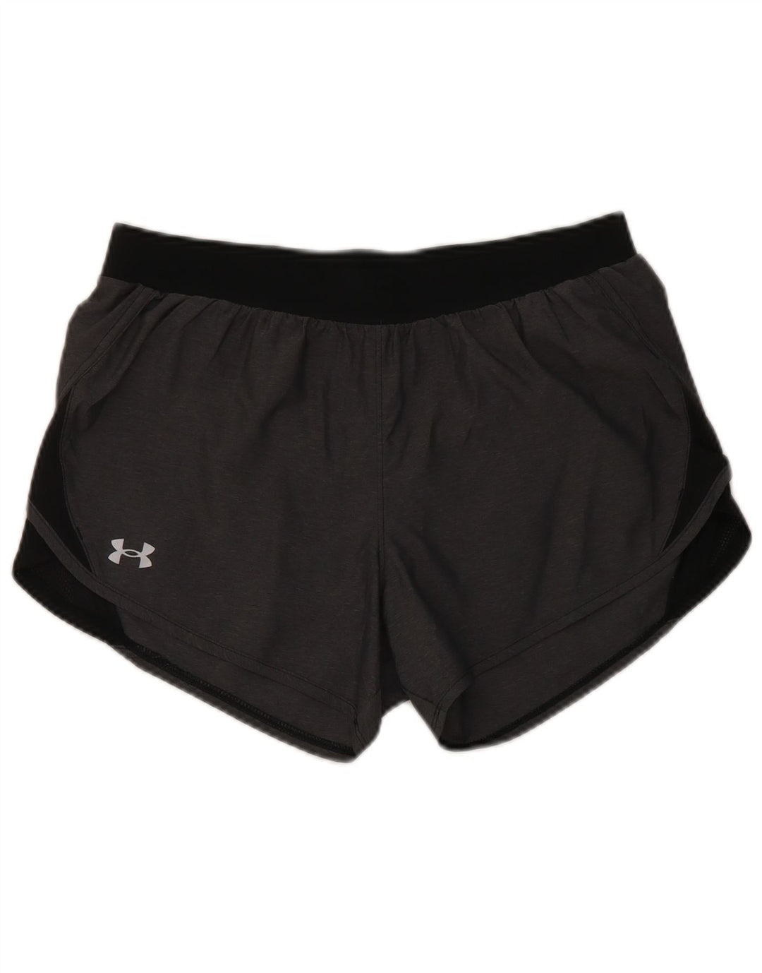 Under Armour Short de sport Heat Gear pour femme UK 14 Gris moyen Polyester
