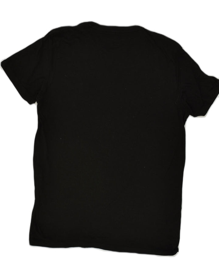 JACK & JONES Mens Graphic T-Shirt Top Large Black | Vintage Jack & Jones | Thrift | Second-Hand Jack & Jones | Used Clothing | Messina Hembry 
