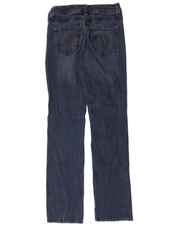 Lee Jean droit pour femme US 4 Small W28 L30 Bleu Coton