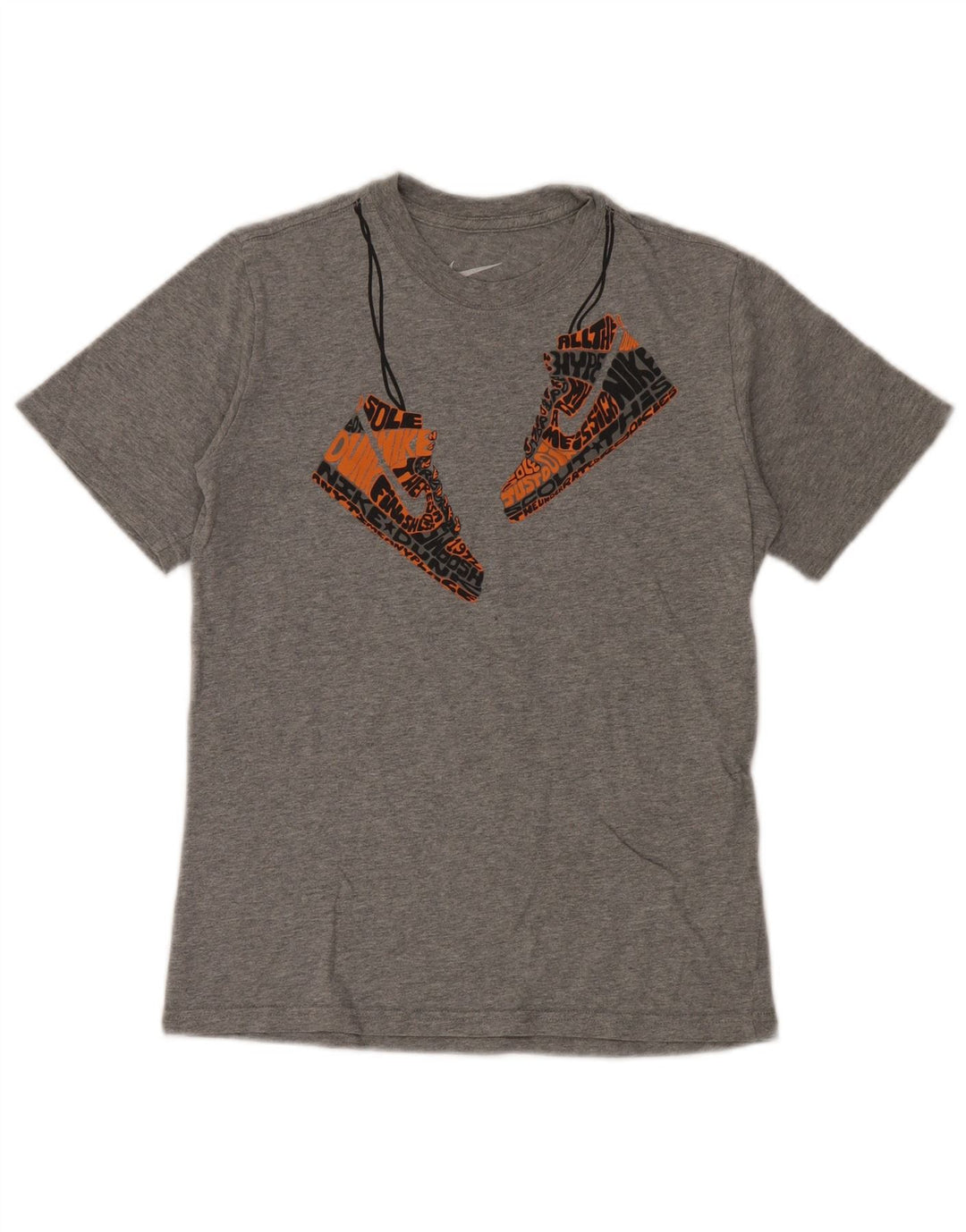 Nike Garçon Graphic T-Shirt Top 10-11 ans Gris Moyen Coton
