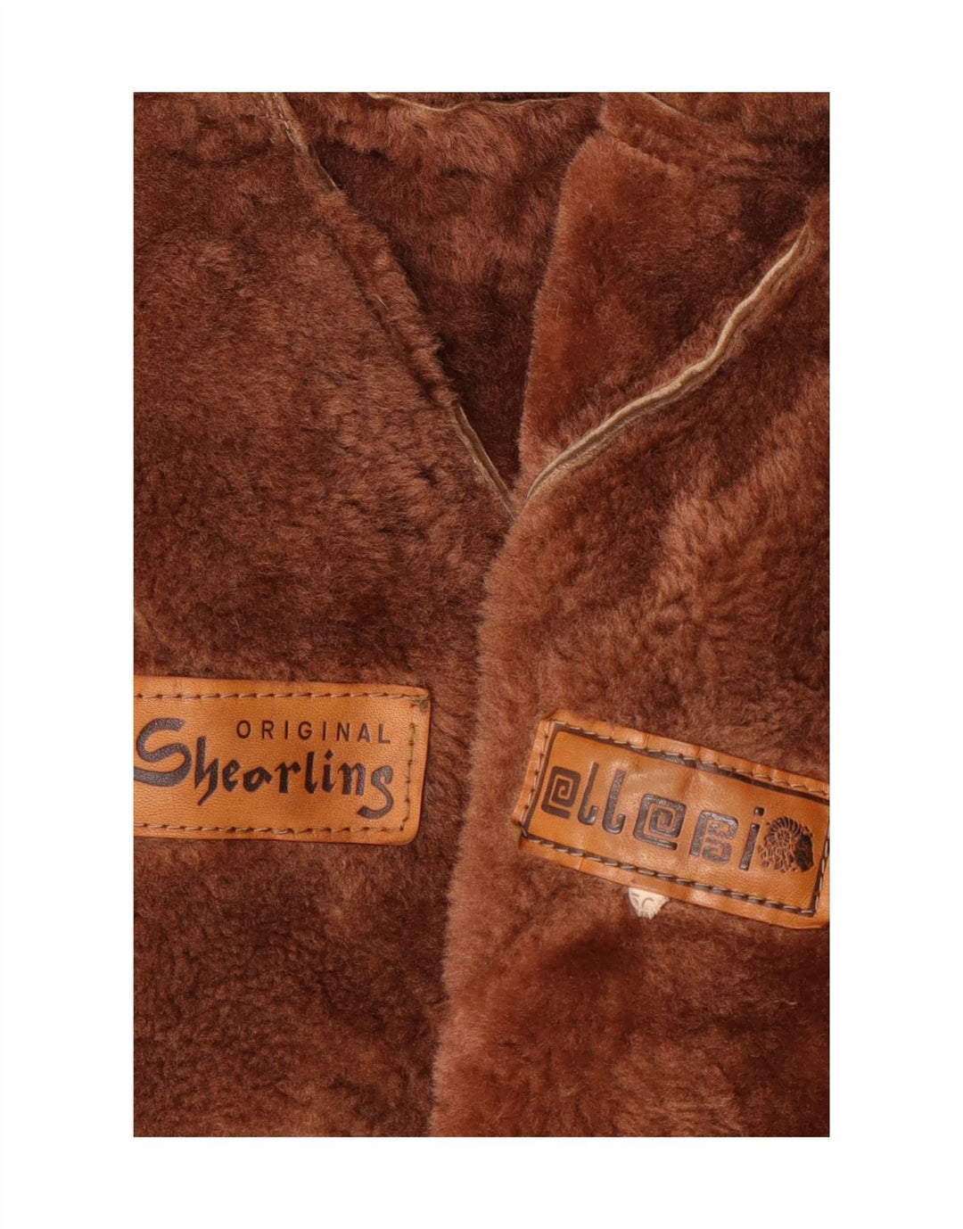 Ellesi Manteau en peau de mouton pour femme IT 50 XL Marron