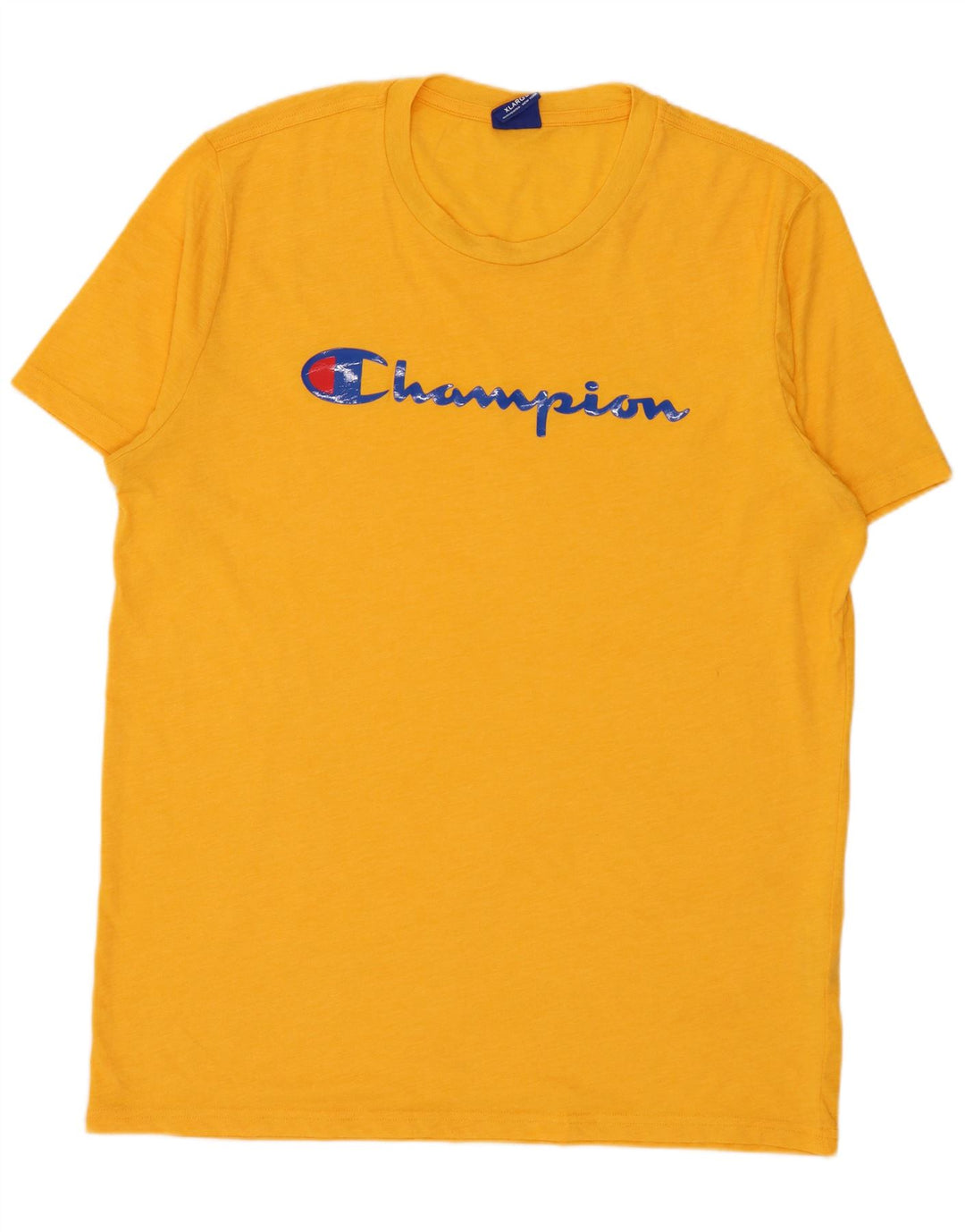 Champion T-Shirt Graphique Homme XL Jaune Polyester