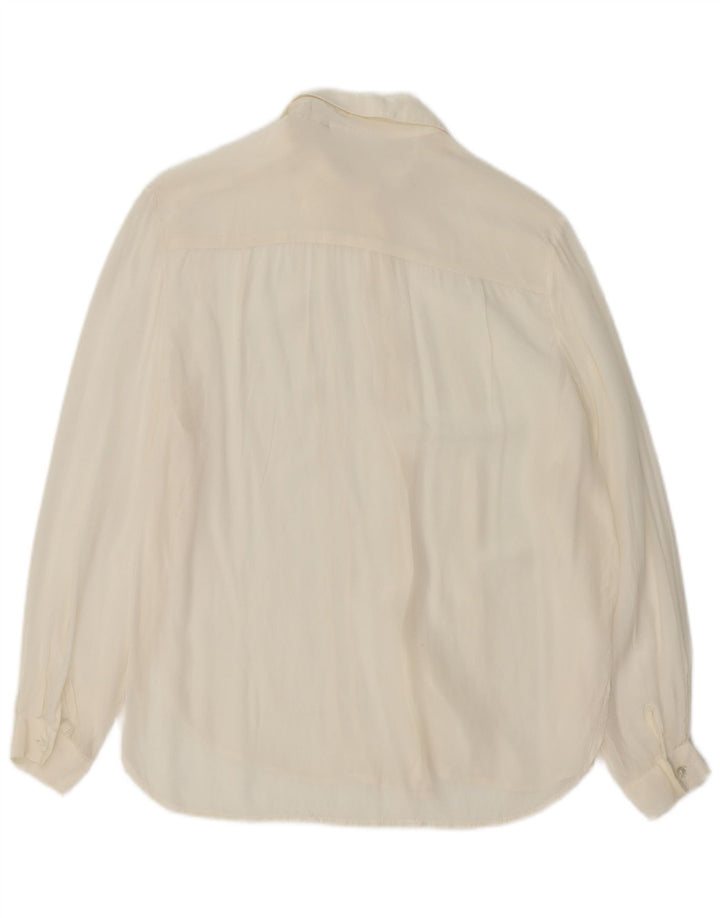 Monnalisa Femme Chemisier IT 44 Medium Blanc
