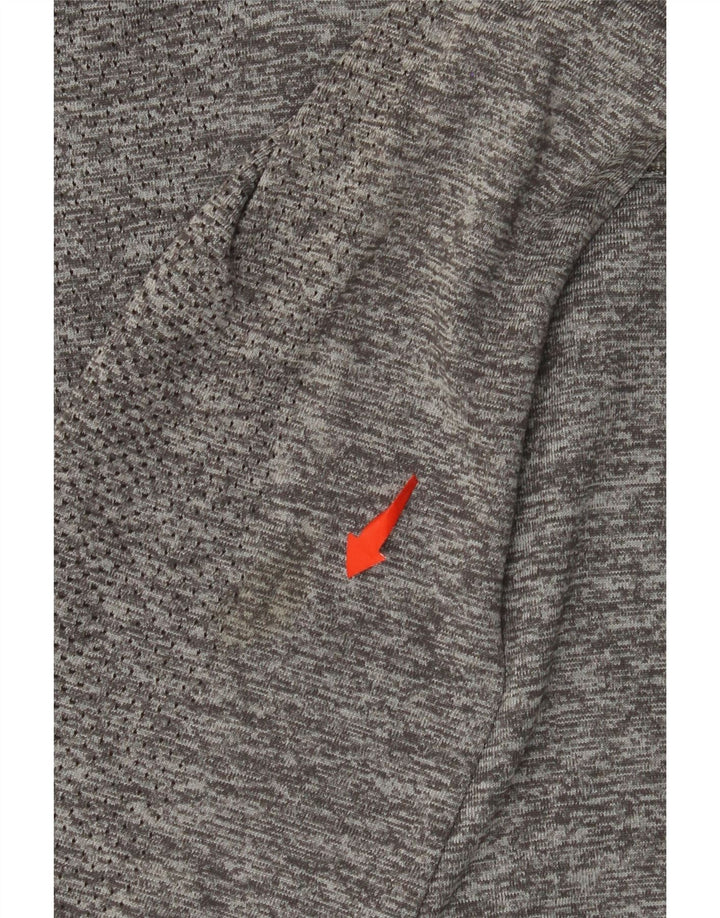 EDDIE BAUER Haut de survêtement pour homme avec col zippé XL Gris chiné