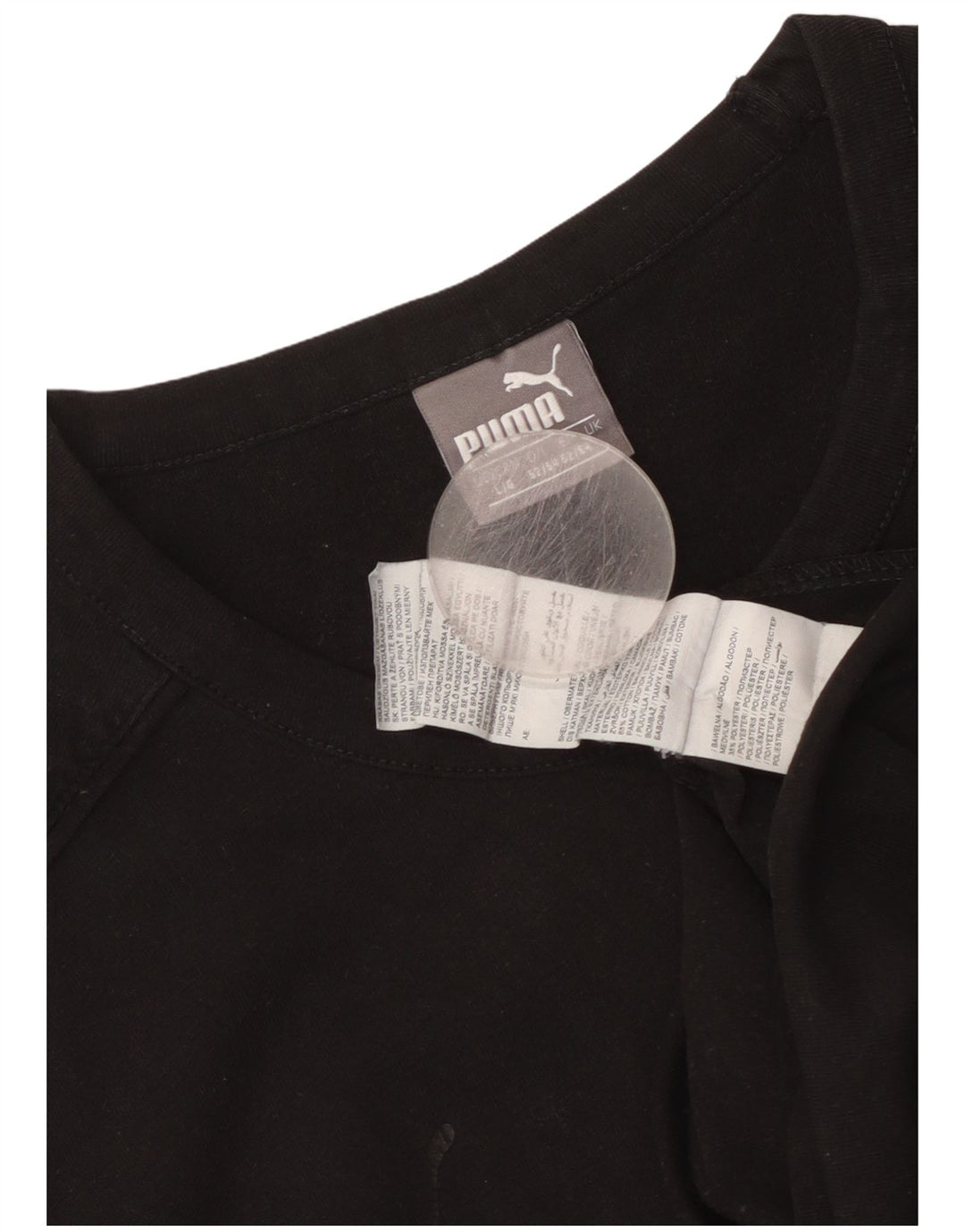 PUMA T-Shirt BVB Dortmund Homme Grand Noir Coton