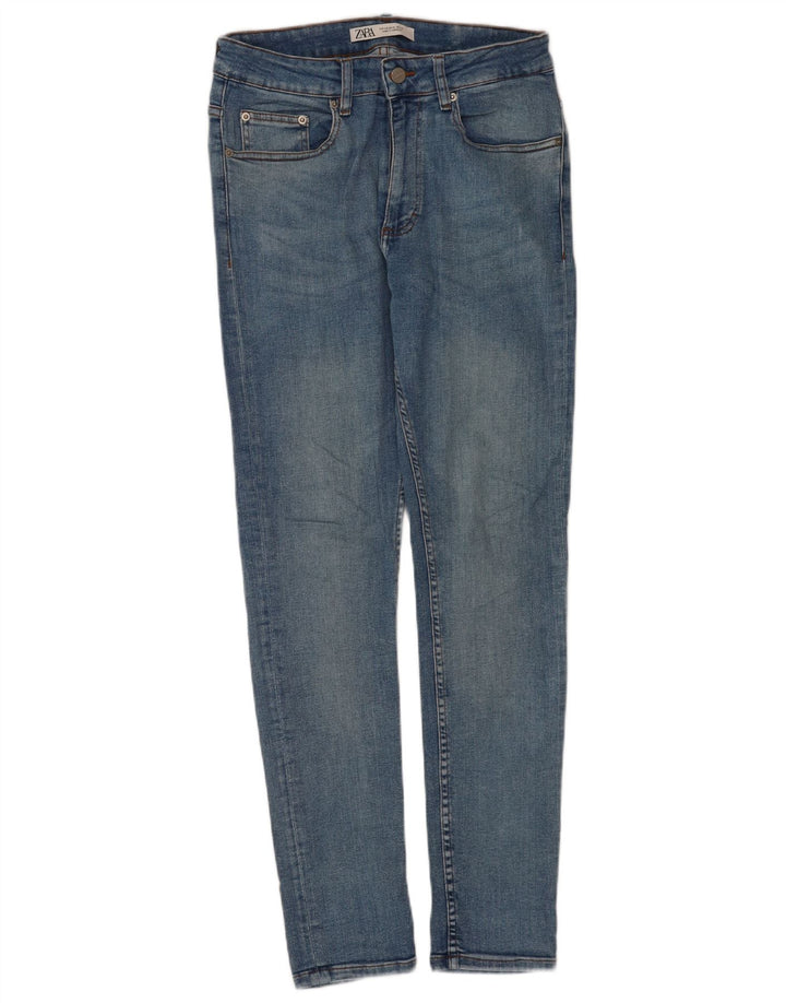 Zara Jean skinny pour homme EU 40 Medium W31 L30 Bleu