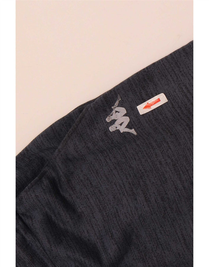 Kappa Short de Sport Homme XL Bleu Marine Moucheté Polyester