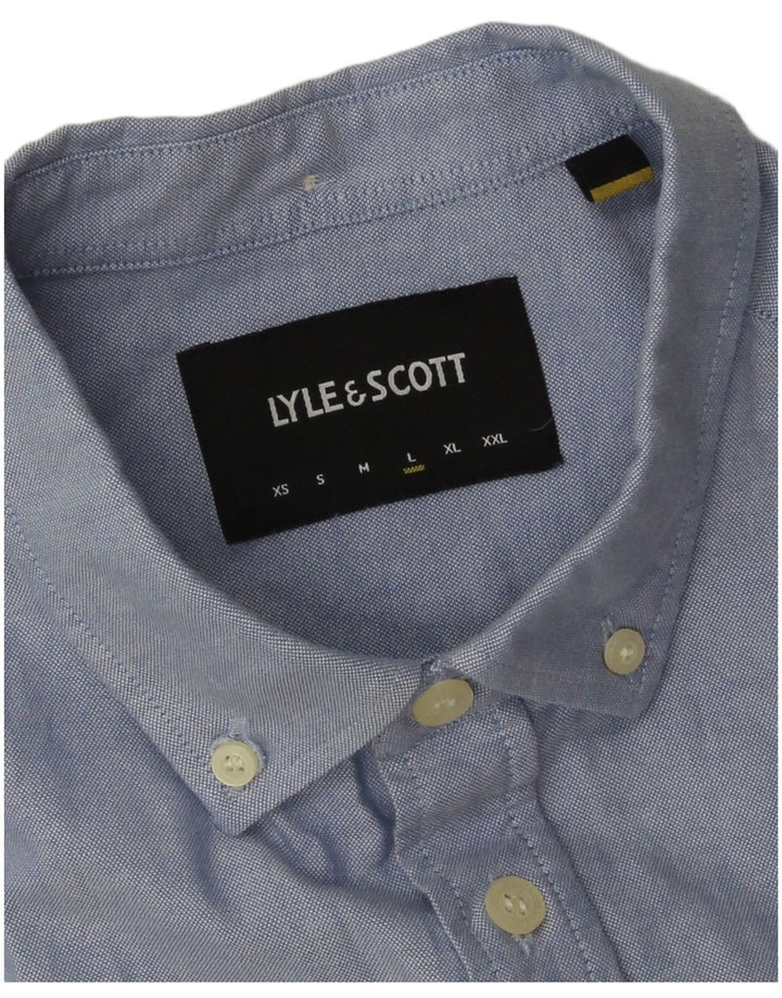 Lyle & Scott Chemise Homme Large Bleu Coton