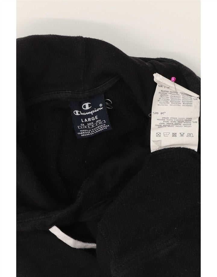 Champion Pull à capuche pour homme Grand coton noir