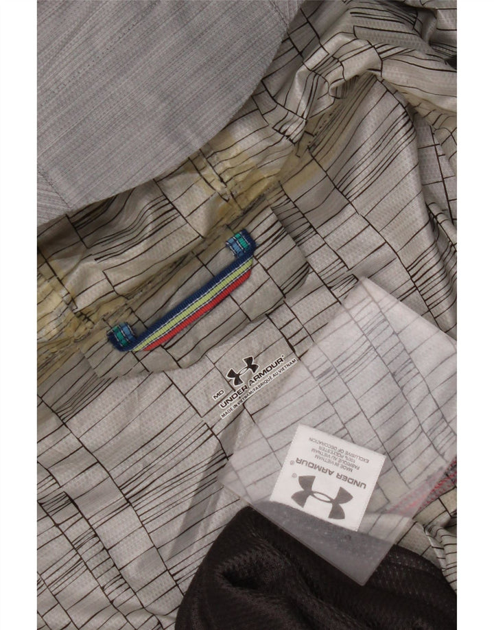 UNDER ARMOUR Veste de pluie à capuche pour homme UK 38 Gris moyen Polyester
