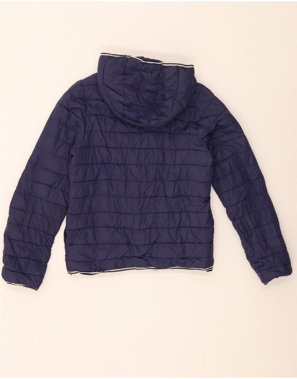 Timberland Veste matelassée à capuche pour fille 13-14 ans Small Bleu marine Polyamide