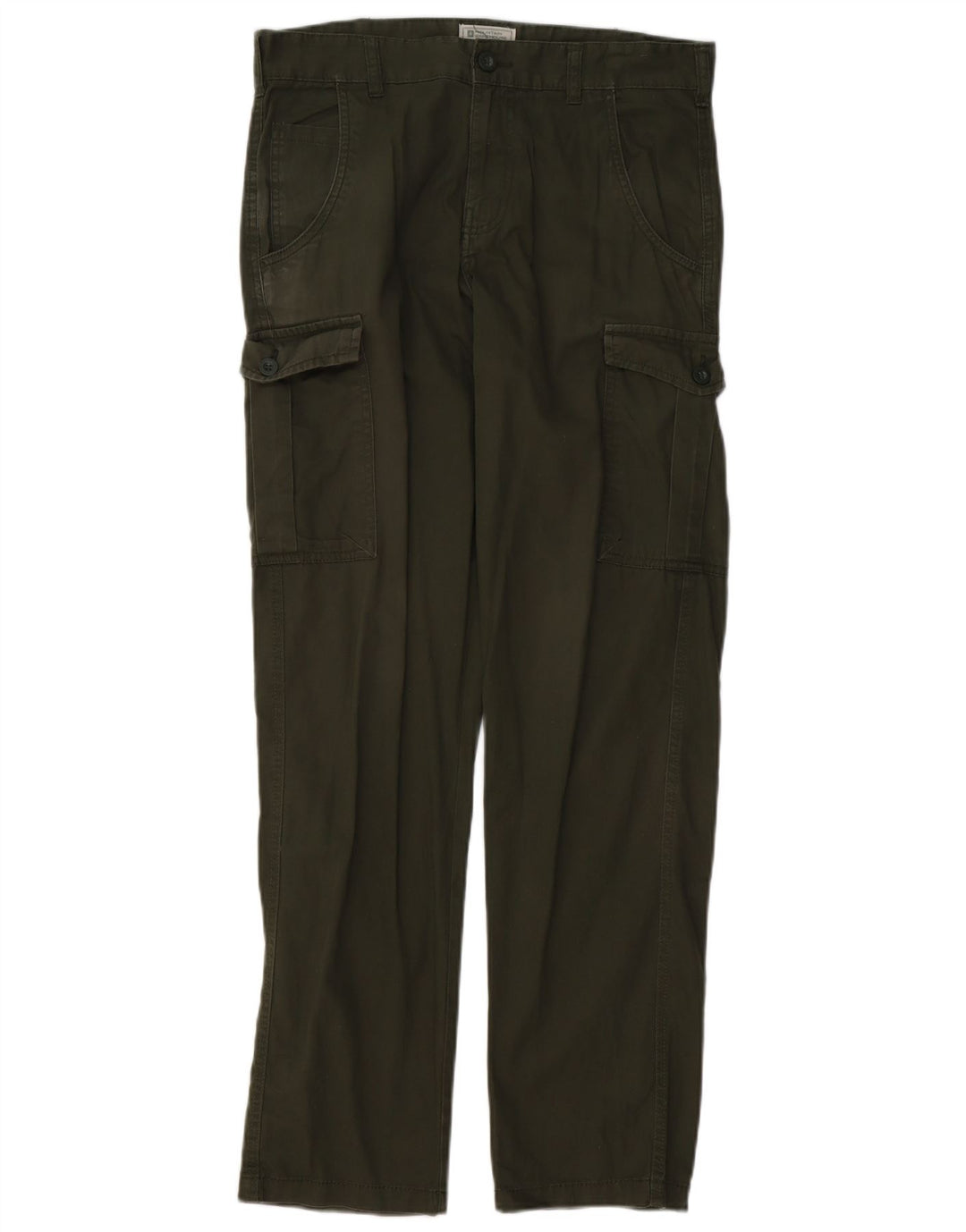 MOUNTAIN WAREHOUSE Pantalon Cargo Droit Femme W30 L32 Coton Vert