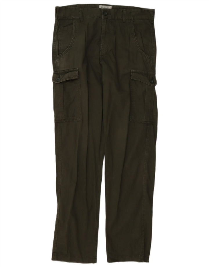 MOUNTAIN WAREHOUSE Pantalon Cargo Droit Femme W30 L32 Coton Vert