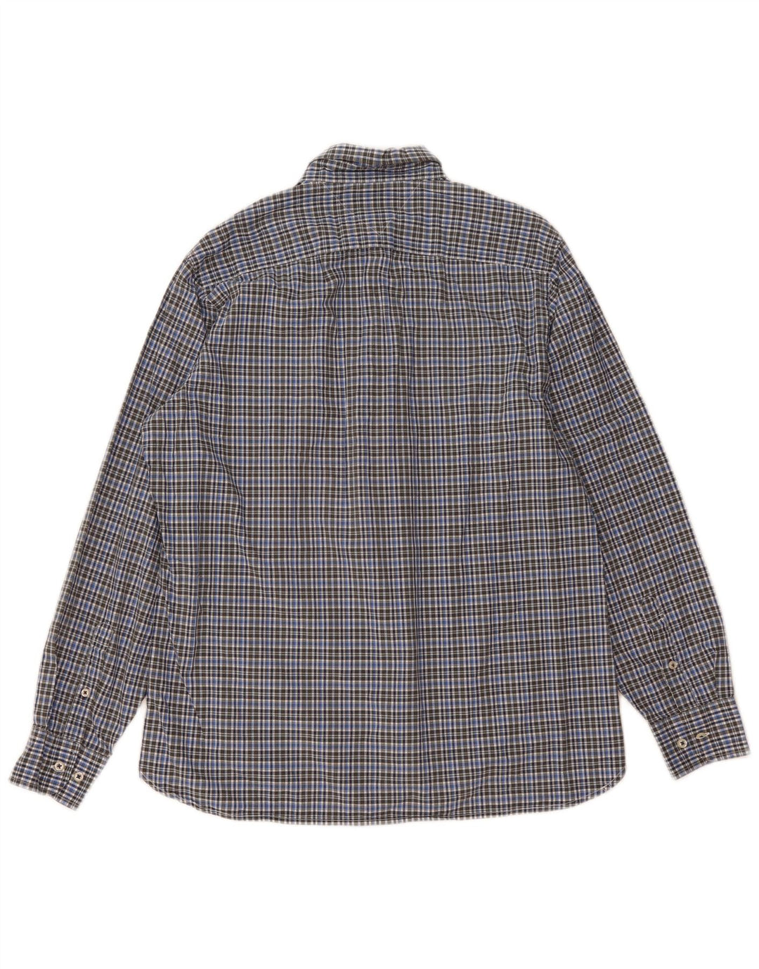 Tommy Hilfiger Chemise sur mesure pour homme en coton à carreaux bleus