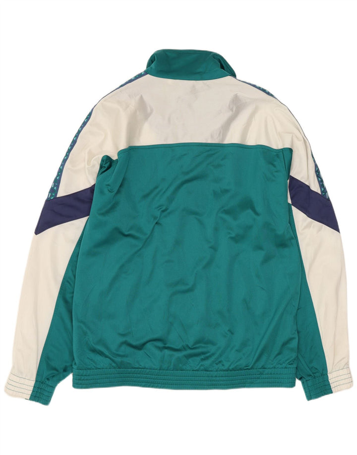 LOTTO Veste de survêtement pour homme UK 40/42 Large Turquoise Colourblock