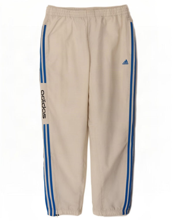 Adidas Pantalon de survêtement graphique pour homme Joggers XL Blanc Polyester