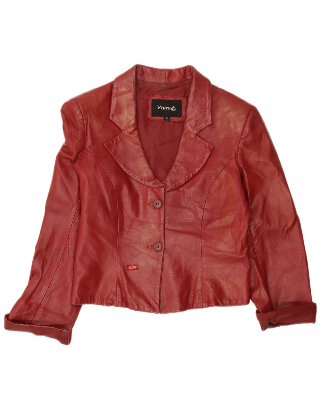 Viventy Veste blazer courte à 2 boutons pour femme UK 14 Large Bordeaux