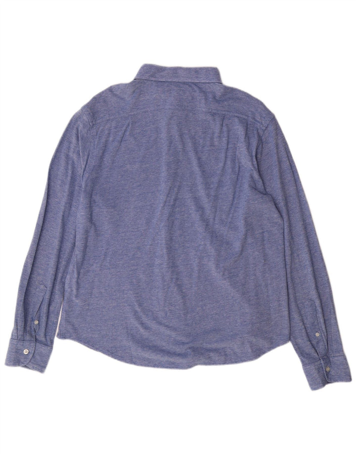 Carrera Chemise Homme XL Bleu Moucheté Coton