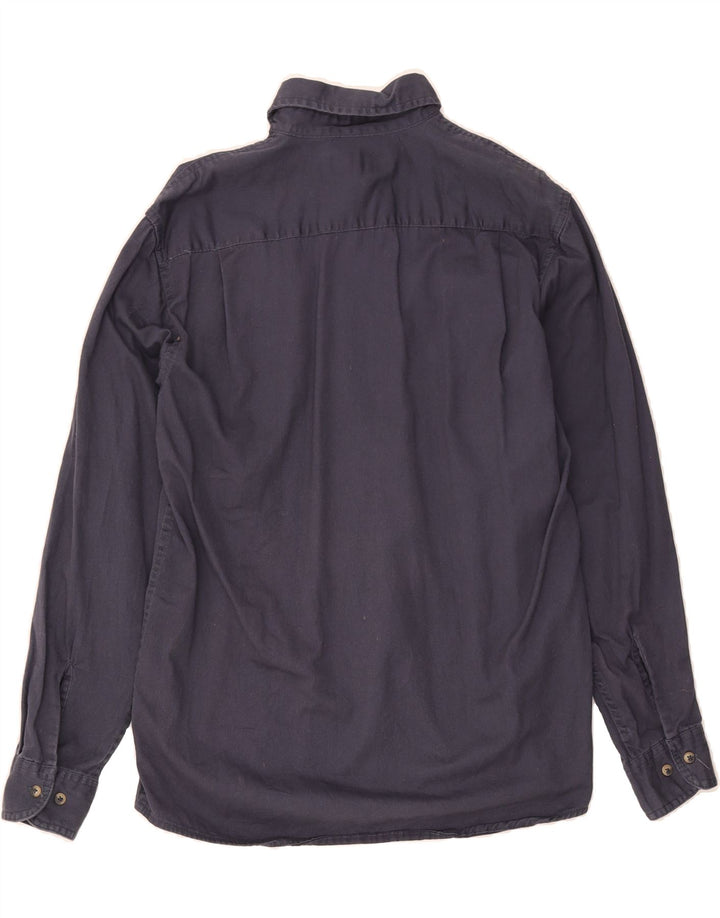 WRANGLER Mens Shirt Medium Navy Blue Cotton Vintage Wrangler and Second-Hand Wrangler from Messina Hembry 
