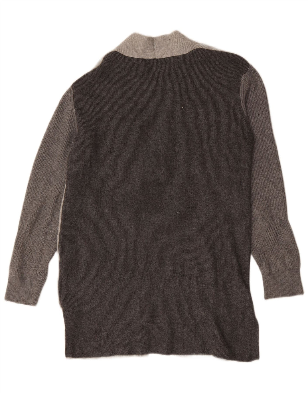 Marks & Spencer Pull cardigan long pour femme UK 12 Gris moyen