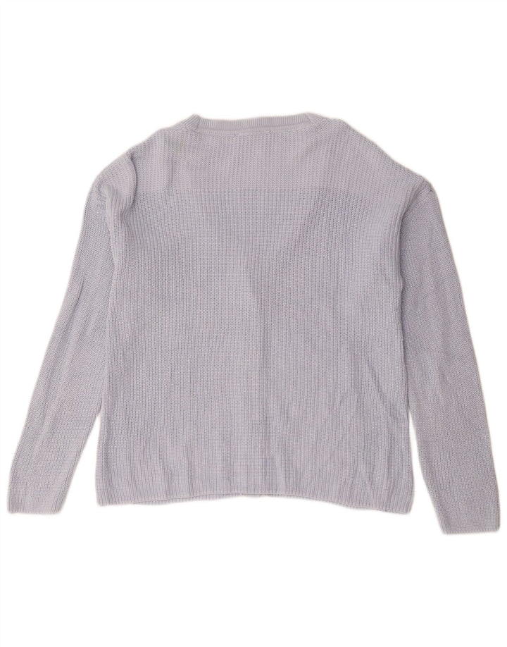 Tommy Hilfiger Pull cardigan surdimensionné pour femme UK 10 Petit Bleu