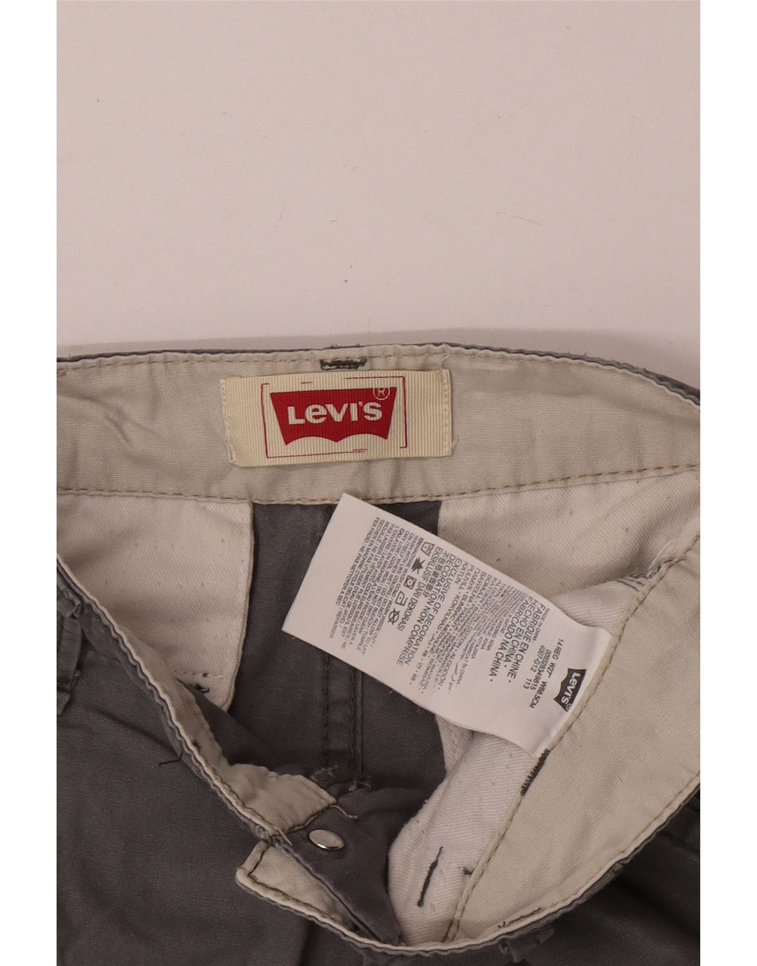 Levi's Short Cargo Garçon 13-14 ans W27 Gris Coton