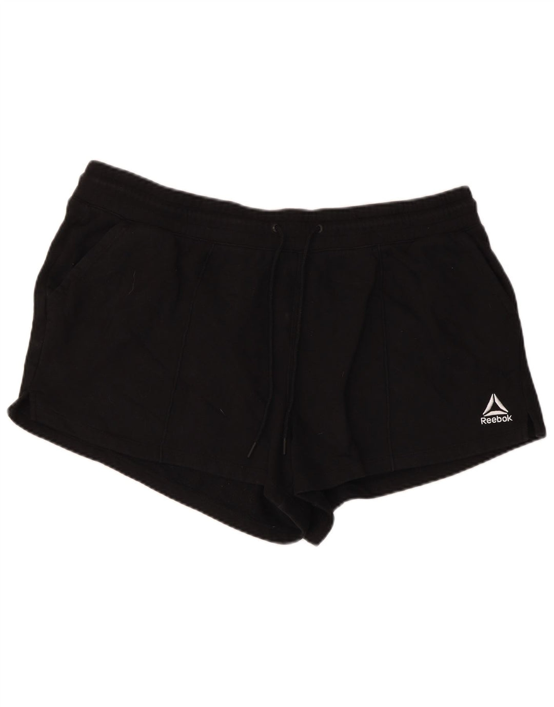 Reebok Short de sport pour femme UK 20 2XL Noir Coton