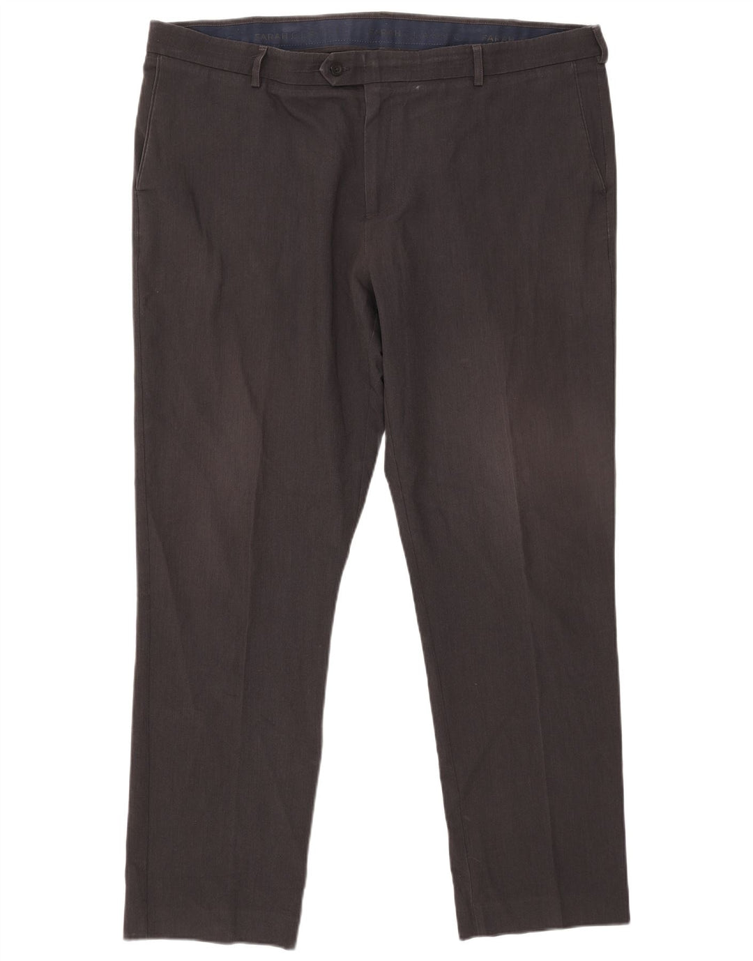 Farah Pantalon de costume slim classique pour homme W44 L33 Gris Polyester