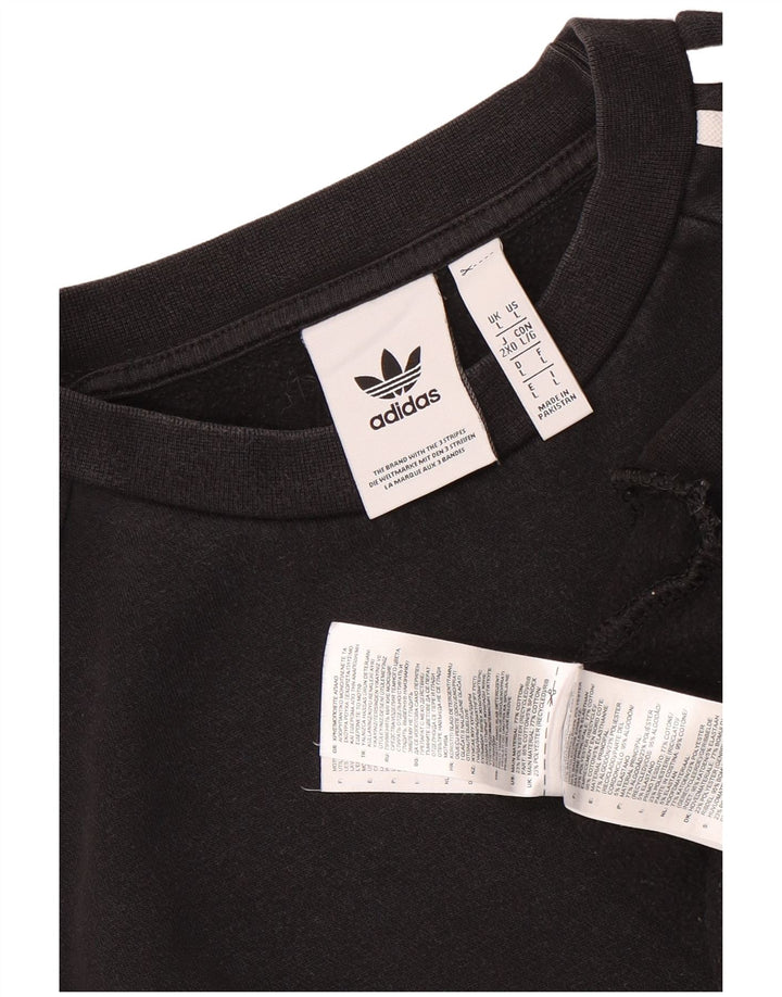 ADIDAS Sweat-shirt pour hommes Grand coton noir