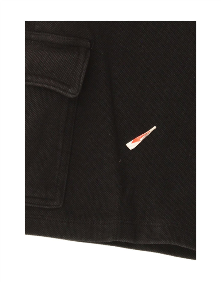 Zara Short Cargo Homme Petit W30 Coton Noir