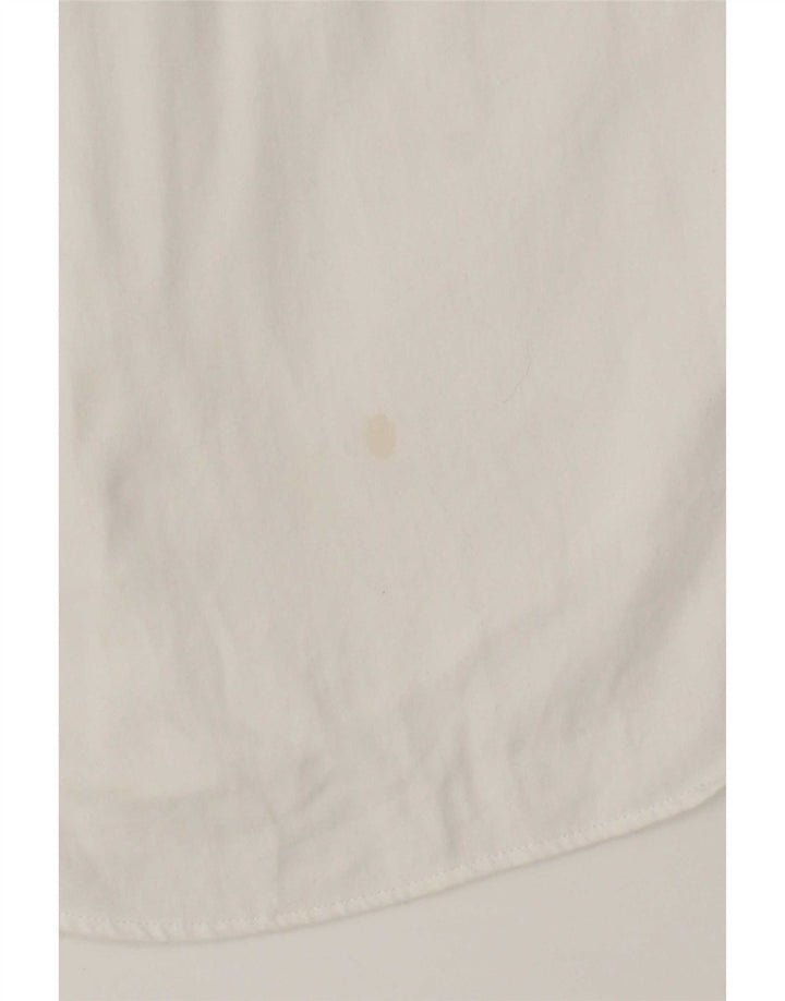 Calvin Klein Chemise slim fit pour homme Taille 15 Coton blanc moyen