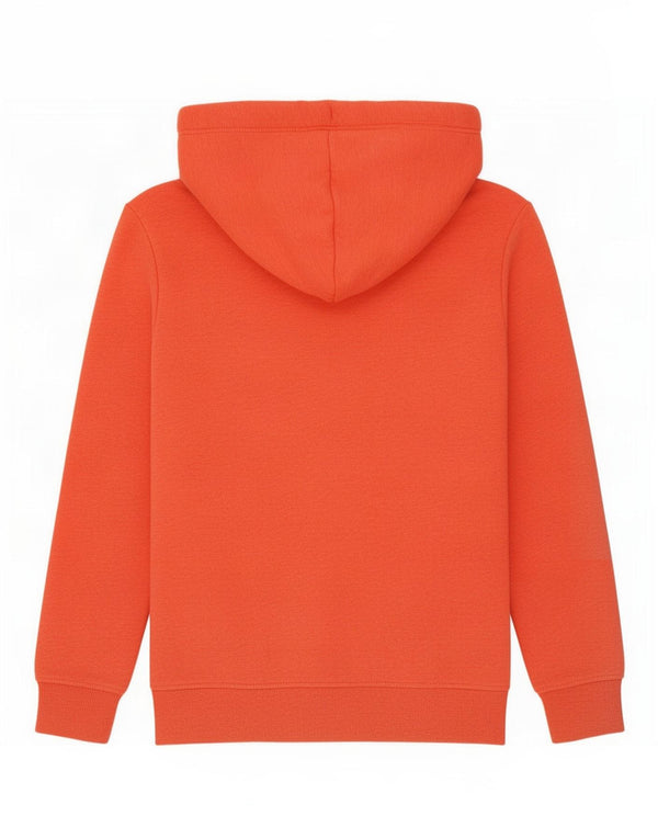 Superdry Pull à capuche surdimensionné pour femme UK 6 XS Coton moucheté orange