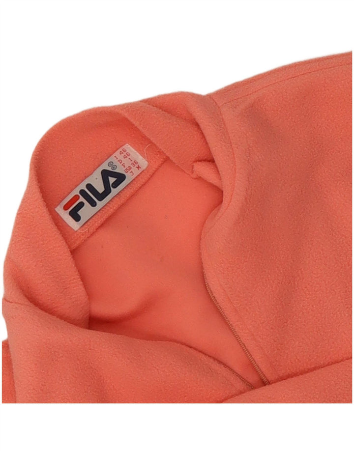 Fila Pull polaire à col zippé pour homme IT 46 Small Rose